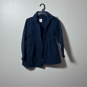 Land’s End Kids Girls Navy Blue Coat Jacket Size 6